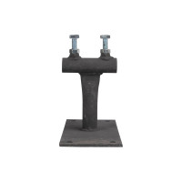 Держатель мачты молниеприемника EKF PROxima к стене, D=20мм, вынос 100мм, для молниеприемника 16мм lp-04007-sp