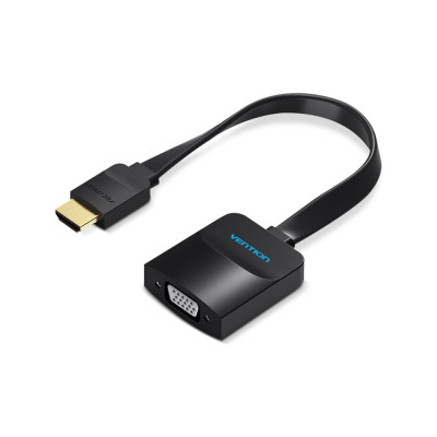 Vention Мультимедиа конвертер HDMI > VGA + аудио, гибкий, плоский ACKBB