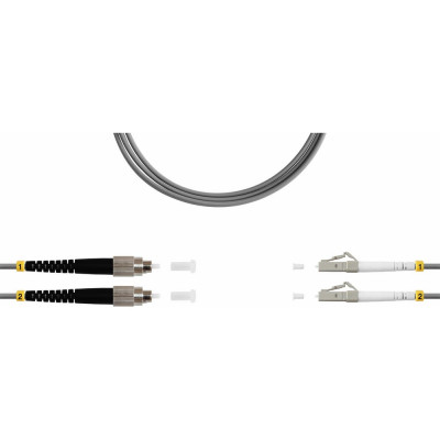 Дуплексный оптический патч-корд TopLan DPC-TOP-OM1-FC/P-LC/P-1.5