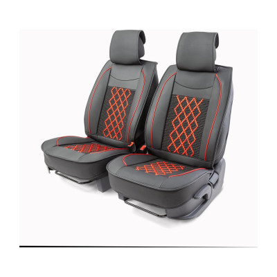 Каркасные накидки на передние сиденья CarPerformance CUS-2092 BK/RD