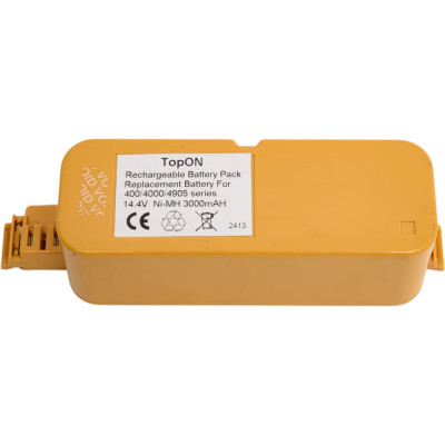 TopON Аккумулятор для пылесоса iRobot Roomba 14.4V 3000mAh Ni-MH TOP-IRBT400-30