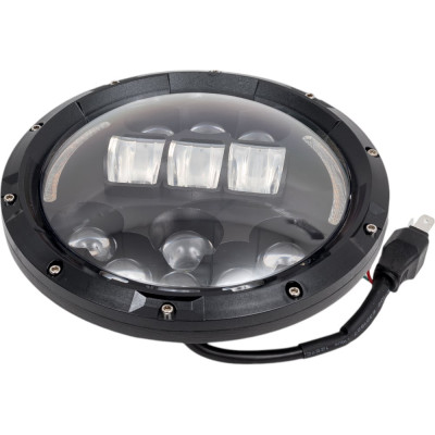 SKYWAY Фара светодиодная OFF ROAD 177*85 мм круглая 12V/24V 40W 6000К 12 Белый+желтый S07201083