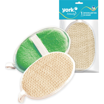 Мочалка из сизаля YORK овал 015040