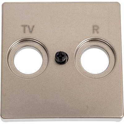 Накладка на розетку Simon, R-TV+SAT, S82, S82N, шампань 82053-34