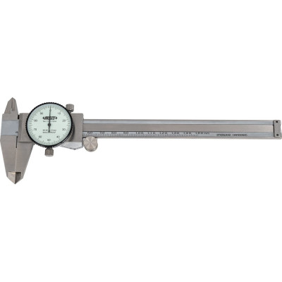 Штангенциркуль INSIZE Шцк-150 0.01мм вылет губок  40мм противоуд с вспом роликом 1311-150A