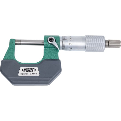 Микрометр INSIZE МК-  25 диап 0-25мм дел 0.01мм 3202-25A