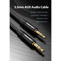 Аудио кабель Vention Jack 3,5 mm M/Jack 3,5 mm M - 1,5м, черный BAKBG