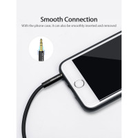 Аудио кабель Vention Jack 3,5 mm M/Jack 3,5 mm M - 0.5м, черный BAKBD