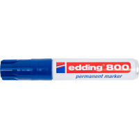 Перманентный маркер EDDING 800/3 синий 4-12мм скошенный наконечник, 1183530 E-800#3