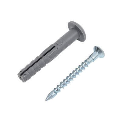 Дюбель-гвоздь Стройметиз 6х40 гриб. манжета, 150 шт ведро 2440016