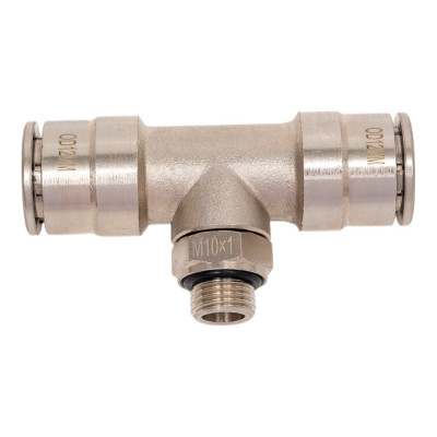 Фитинг-тройник для трубки ПВХ MPT (10 шт; M10х1-12 мм) ДАЛИ-авто DA-02012