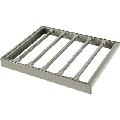 Выдвижная вешалка для брюк Mebax 700-420 664х420х56, серый жемчуг 00-00001095