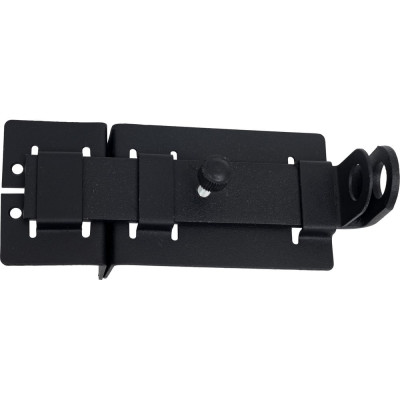 Накладная задвижка Tech-Krep ЗЩ 029 106х66 плоский ригель L146 черный 148379