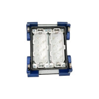 Низкая вилка Emas 4-фиксатора, 12 полюсов, 35А, 400В. EBM612FM44