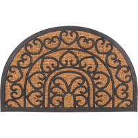 Кружевной кокосовый коврик SUNSTEP полуовал 40х60 см, 32-072