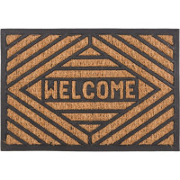 Кокосовый коврик SUNSTEP Welcome Ромб, 40х60 см 32-084