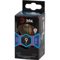 Филаментная лампа ЭРА F-LED P45-9w-840-E27 шар, 9 Вт, нейтральная, E27, 10/100/4000 Б0047029