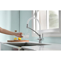 Смеситель для кухни Paulmark SIEGEN хром/белый Si213111-CRw