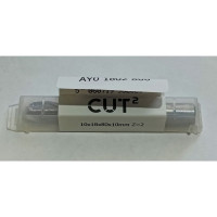 Фреза двухзаходная быстрорежущая по алюминию HSS (10x18x80x10 мм; Z=2) CUT2 20250