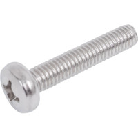 Винт КРЕП-КОМП полуцилиндрическая головка, нержавейка DIN7985 А2 6х30 200шт вцн630