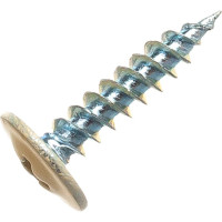 Саморез Стройметиз 4,2х19 металл-металл с прессшайбой, RAL 1014, уп. 20 шт. европодвес 2531111