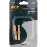 Адаптер-соединитель (2 шт; 6 мм) FIT IT 81111
