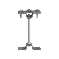 Дистанционный держатель EKF для полосы и прута L=110 HZ PROxima lp-36110