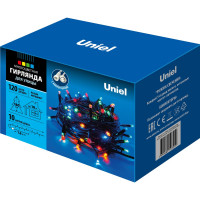 Светодиодная гирлянда с эффектом мерцания Uniel ULD-S1000-120/TBK MULTI IP67, 10 м, UL-00003943