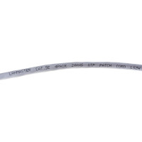 Патч-корд LANMASTER RJ45 - RJ45, 4 пары, UTP, категория 5е, 10 м, белый, LSZH, LAN-PC45/U5E-10-WH