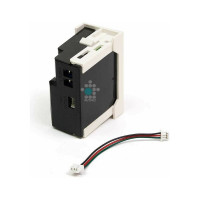 Блок питания для конвертора LANMASTER RJ45-VGA, формата Mosaic, 22.5х45мм, вертикальный, белый LAN-SIP-23VGA/VP-WH