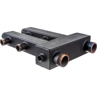 Коллектор-дублер с гидроразделителем на 1+1+1 контура ROMMER RDG-0018-024013 RG008U48T8R4J4