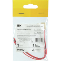 Коннектор IEK MONO, 8мм, 3шт, 15см-разъем LSCON8-MONO-213-03