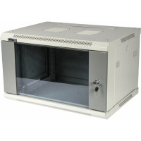 Настенный шкаф Pro 27U 600x800 стеклянная дверь, 2 ЧАСТИ TWT-CBWPG-27U-6x8-GY