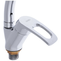 Смеситель для кухни RAIN Сапфир высокий, картридж 35 мм., гайка, латунь 561-235