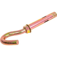 Анкерный болт с крюком Саморезик 20х130 1 шт AN/B/KR-20х130-1