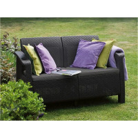 Диван TWEET 2-х местный, коричневый M7584