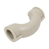 Обводное колено RTP с муфтой PN25 D25, серая 10969