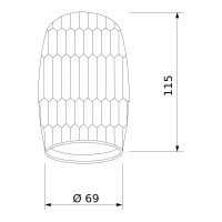 Накладной светильник Elektrostandard DLN104 GU10 черный a047725