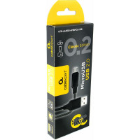 Кабель Cablexpert, USB 2.0, AM/microB, длина 1м, черный CCB-mUSB2-AMBMO2-1MB
