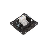 Механизм 1-местной розетки EKF PROxima Стокгольм, Phone, черный EZT01-034-10