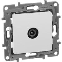 Розетка Legrand TV (телевизионная) Legrand Etika проходная белый 672263