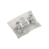 Металлическая двухлапковая скоба EKF d16-17 мм 10 шт. PROxima sm-2-16-17-r