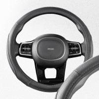 Оплетка SKYWAY Combo-14 M Черно/серая экокожа S01102478