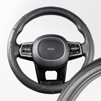 Оплетка SKYWAY Standart-3 М Черная экокожа S01102483