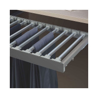 Выдвижная вешалка для брюк Mebax 700-420 664х420х56, серый жемчуг 00-00001095