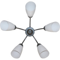 Светильник ЭЛЕТЕХ Китти 151 хром плафон П0475 НПБ 01-5х60-134 Е27 ИУ 1005404453