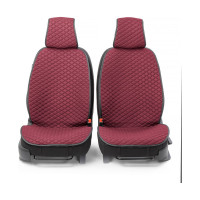 Накидки на передние сиденья CarPerformance, 2 шт. материал fiberflax /лен/ CUS-1032 PINK