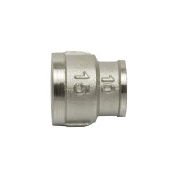 Переходная муфта VRT 1/2"-3/8", внутренняя/внутренняя, никель 1908-001510 503043