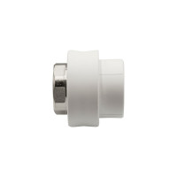 Комбинированная муфта VRT внутренняя, 32х1", под ключ EVER plast, белый 538235