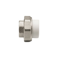 Комбинированная муфта VRT разъемная, внутренняя, 25х3/4", EVER plast, белый 515101